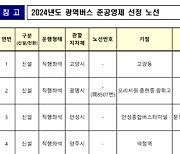 "이 버스도 서울 가네" 대광위, 광역버스 준공영제 노선 10개 선정