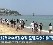 부산 7개 해수욕장 수질·모래, 환경기준 ‘적합’