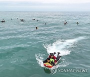 이안류 사고 대비 구조훈련