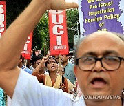 INDIA PROTEST ISRAEL GAZA CONFLICT