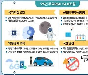 2025년 주요 R&D 예산 24조8000억