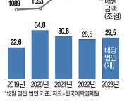 배당 확 늘린 기업의 주주 소득세 최대 20%P 덜낸다