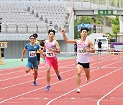 정선군청 임찬호, 안방서 전국육상선수권 400m허들 1위