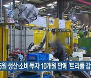 5월 생산·소비·투자 10개월 만에 ‘트리플 감소’