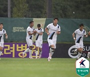 '문건호 장군-김민호 멍군' 김포-천안, 빗속 대혈투 속 1-1 무승부