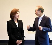 MB, 나경원 만나 "당정 힘 모아야…분열되면 안 돼"