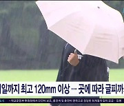 내일(30)까지 최고 120mm ↑..곳에 따라 글피(2)까지