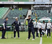 양궁 대표팀, 축구장에서 소음 적응 특별 훈련