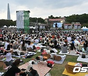 돗자리에 앉아서 페스티벌 즐겨요 [사진]