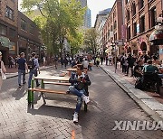 CANADA-VANCOUVER-GASTOWN-PEDESTRIAN ZONE-TOURISM