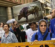 Spain Bullfight Protest