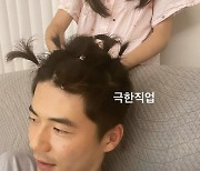 한혜진, 딸과 놀아주는 ♥기성용에 "아빠는 극한직업" 폭소