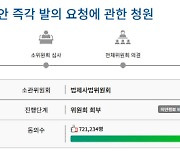 尹대통령 탄핵소추 청원, 국민 동의 70만 명 넘어