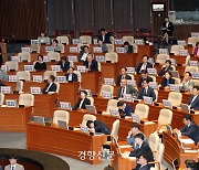 [속보] 대정부질문 중 국회 본회의 파행···채 상병 특검법 상정도 연기