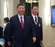 푸틴 러 대통령과 회담 도착하는 시진핑 중국 주석