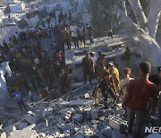 가자지구 "안전지대"? 먹을 것도 없고 예고없이 폭격 당하는 생지옥-AP르포