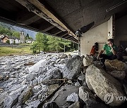 SWITZERLAND PHOTO SET FLOOD LANDSLIDE