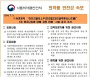 식약처, 유영제약 골관절염약 잠정 판매중지…"부작용 사례 신고"