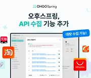 AI 구매대행 솔루션 오후스프링, 자체 상품 소싱 'API 수집' 기능 추가