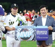 퓨처스 올스타 MVP 조세진 "롤모델 전준우 선배처럼 좋은 선수될 것"