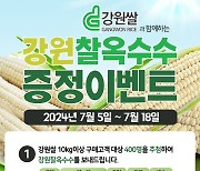 ‘강원쌀 쇼핑몰’ 쌀 구매 고객에 찰옥수수 증정