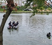 50대 남성 진주 남강 투신 추정…소방·경찰 사흘째 수색 작업 중