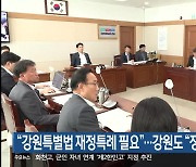 “강원특별법 재정특례 필요”…강원도 “장단점 분석”