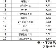 코스닥 주간 외국인 순매도 1위 '스노펙스'