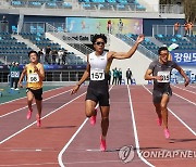 단거리 유망주 나마디 조엘진, 남자 100ｍ 한국 고등부 신기록 경신