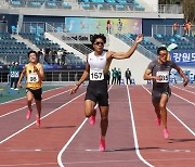 육상 고등부 100m 신기록 나왔다…‘아역배우 출신’ 나마디 조엘진 10초35 기록