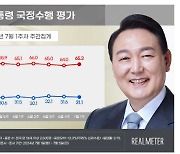 尹대통령 지지율 31.1%…2주 연속 내림세[리얼미터]