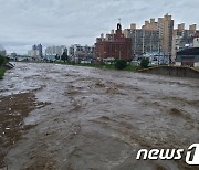 충남 공주 정안천 오인교 홍수주의보 발령