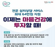 강동구, 우울증 검사·심리상담·치료비 지원 등 확대