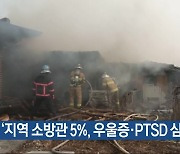 ‘지역 소방관 5%, 우울증·PTSD 심각’