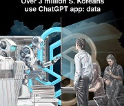 [Graphic News] Over 3 million S. Koreans use ChatGPT app: data