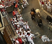 APTOPIX Spain Running of the Bulls