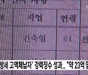 '지방세 고액체납자' 강력징수 성과.. "약 23억 압류"