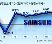 코스피·삼성전자 동조화 25개월만 최고