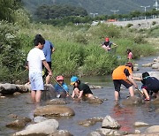 남대천 물속에는 뭐가 살까…무주군 생물탐사대 운영