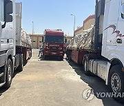 EGYPT GAZA AID TRUCKS