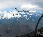 공중급유 받는 F-15K