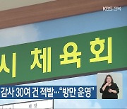 남원시체육회 감사 30여 건 적발…“방만 운영”