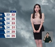 [라인W 날씨] 내일 수도권 폭염, 오후 한때 내륙에 소나기