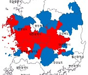 대구 지역 곳곳에 산사태 특보 발령