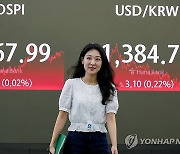 코스피 보합권 2,860대 마감