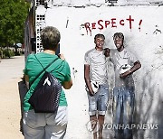 SPAIN SOCCER GRAFFITI