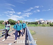 이권재 오산시장, 오산천 일원 하천시설물 현장점검