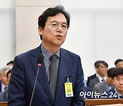 [포토]행안위 출석해 순직해병 수사관련 답변하는 김철문 경북경찰청장