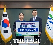 주광덕 시장, 공공의료원 유치 위해 시민 서명부 전달