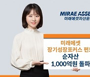 미래운용, 장기성장포커스펀드 순자산 1000억 돌파